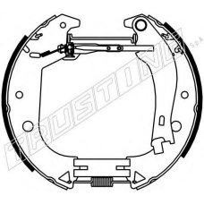 6385 TRUSTING Комплект тормозных колодок