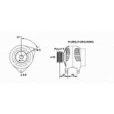 063341695010 MAGNETI MARELLI Генератор