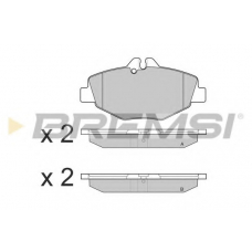 BP3020 BREMSI Комплект тормозных колодок, дисковый тормоз