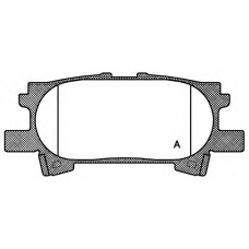 BPA1040.00 OPEN PARTS Комплект тормозных колодок, дисковый тормоз