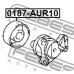 0187-AUR10 FEBEST Натяжной ролик, поликлиновой  ремень