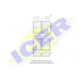 180199 ICER Комплект тормозных колодок, дисковый тормоз