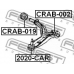 CRAB-019 FEBEST Подвеска, рычаг независимой подвески колеса