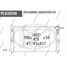 M156I67 NPS Радиатор, охлаждение двигателя