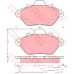 GDB984 TRW Комплект тормозных колодок, дисковый тормоз
