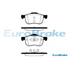 5501224820 EUROBRAKE Комплект тормозных колодок, дисковый тормоз