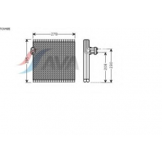 TOV485 AVA Испаритель, кондиционер