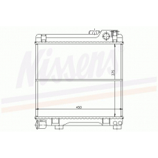 60667 NISSENS Радиатор, охлаждение двигателя