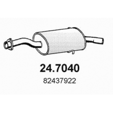 24.7040 ASSO Глушитель выхлопных газов конечный