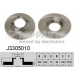 J3305010 NIPPARTS Тормозной диск