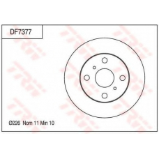 DF7377 TRW Тормозной диск