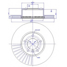 142.1523 CAR Тормозной диск