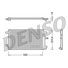 DCN02020 DENSO Конденсатор, кондиционер