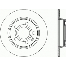 BDR1677.10 OPEN PARTS Тормозной диск