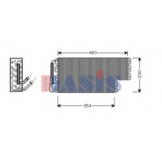 122230N AKS DASIS Испаритель, кондиционер