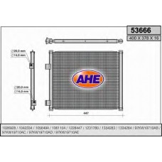 53666 AHE Конденсатор, кондиционер