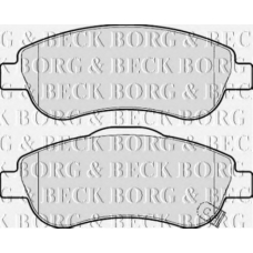 BBP2074 BORG & BECK Комплект тормозных колодок, дисковый тормоз