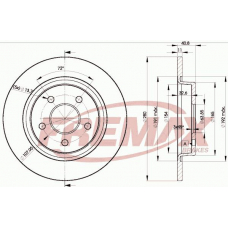 BD-3962 FREMAX Тормозной диск