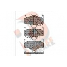 RB1025 R BRAKE Комплект тормозных колодок, дисковый тормоз