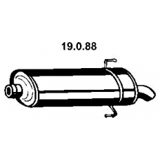 19.0.88 EBERSPACHER Глушитель выхлопных газов конечный