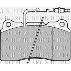 BBP1829 BORG & BECK Комплект тормозных колодок, дисковый тормоз