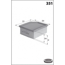 ELP9320 MECAFILTER Воздушный фильтр