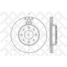 6020-2331V-SX STELLOX Тормозной диск