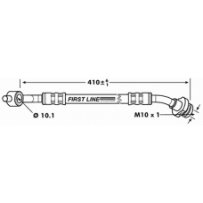 FBH7156 FIRST LINE Тормозной шланг