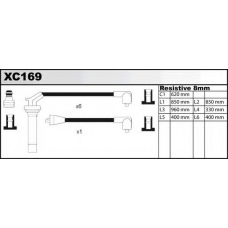 XC169 QUINTON HAZELL Комплект проводов зажигания