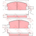 GDB304 TRW Комплект тормозных колодок, дисковый тормоз