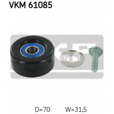 VKM 61085 SKF Паразитный / ведущий ролик, поликлиновой ремень