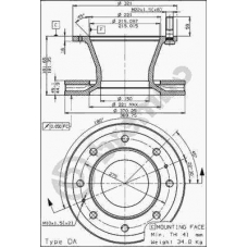 09.7316.20 BREMBO Тормозной диск