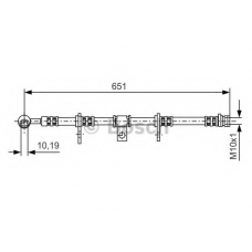 1 987 481 207 BOSCH Тормозной шланг