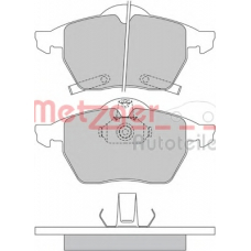 1170098 METZGER Комплект тормозных колодок, дисковый тормоз