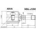 NSIL-J10W ASVA Шарнирный комплект, приводной вал