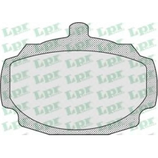 05P923 LPR Комплект тормозных колодок, дисковый тормоз
