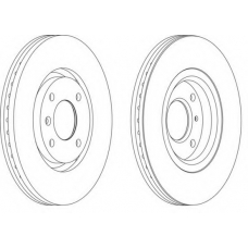 DDF1152-1 FERODO Тормозной диск