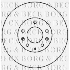 BBD4737 BORG & BECK Тормозной диск