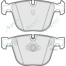 PAD1285 APEC Комплект тормозных колодок, дисковый тормоз