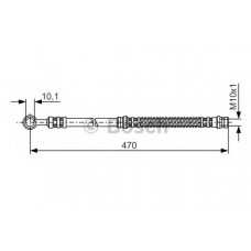 1 987 476 775 BOSCH Тормозной шланг