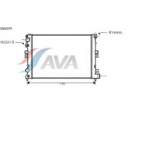 CNA2079 AVA Радиатор, охлаждение двигателя