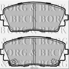 BBP2332 BORG & BECK Комплект тормозных колодок, дисковый тормоз