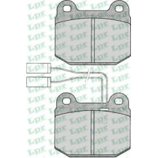05P022 LPR Комплект тормозных колодок, дисковый тормоз