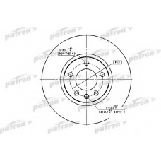 PBD2645 PATRON Тормозной диск