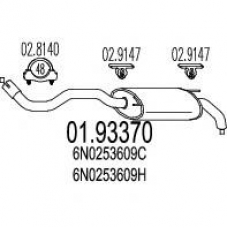 01.93370 MTS Глушитель выхлопных газов конечный
