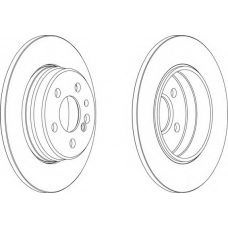 DDF560-1 FERODO Тормозной диск