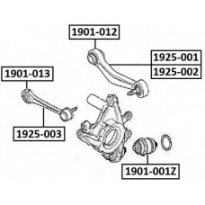 1925-001 ASVA Рычаг независимой подвески колеса, подвеска колеса