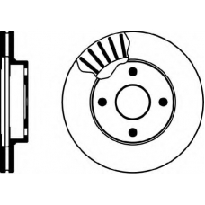 MDC743 MINTEX Тормозной диск