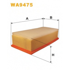 WA9475 WIX Воздушный фильтр