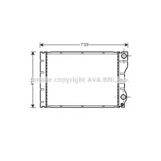 RTA2293 AVA Радиатор, охлаждение двигателя